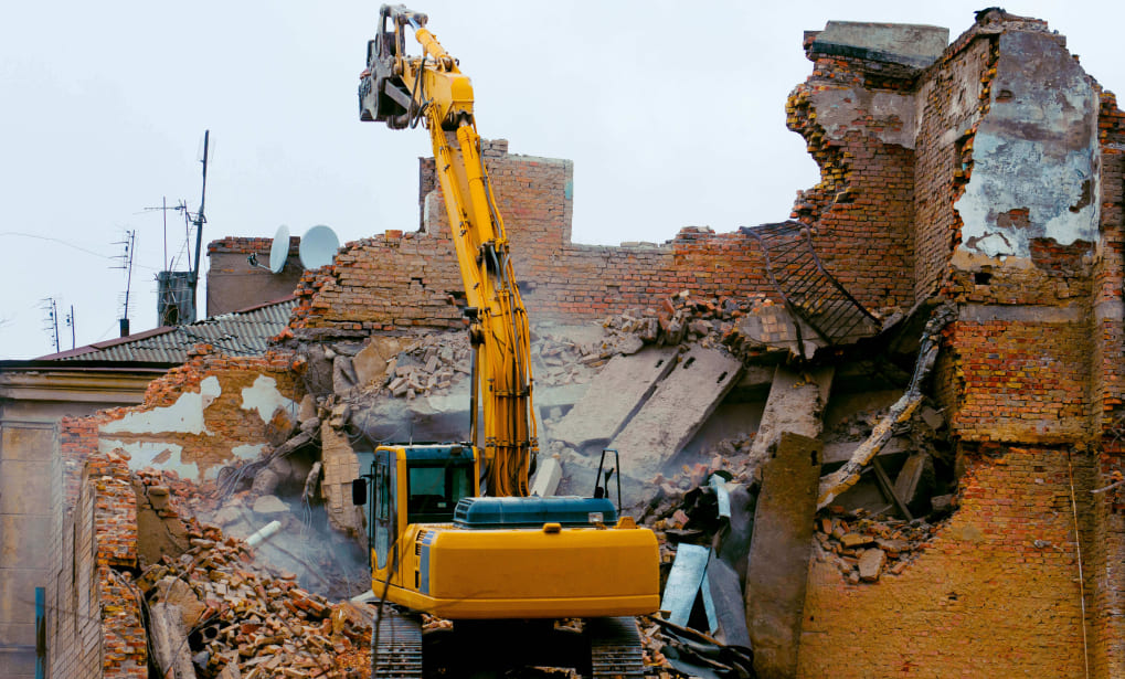 Заявка на промисловий демонтаж